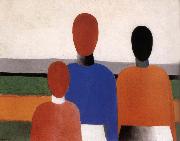 Kasimir Malevich Three Women oil on canvas